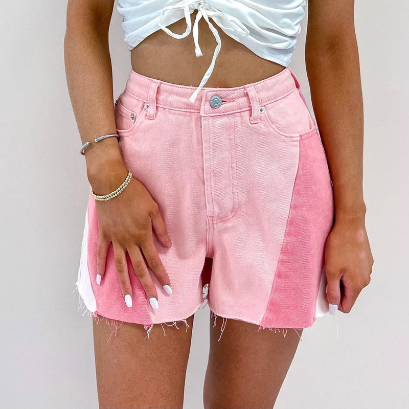 Two Toned Pink Shorts