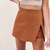 Brown Mini Skirt