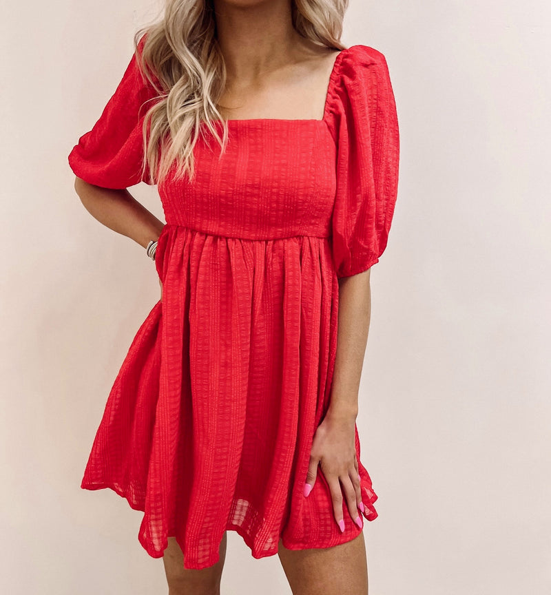 Whitney Red Dress
