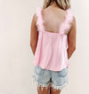 Pink Feather Tank