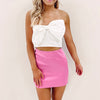 Pink Silk Skirt