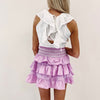 Natasha Ruffle Skirt - Lilac