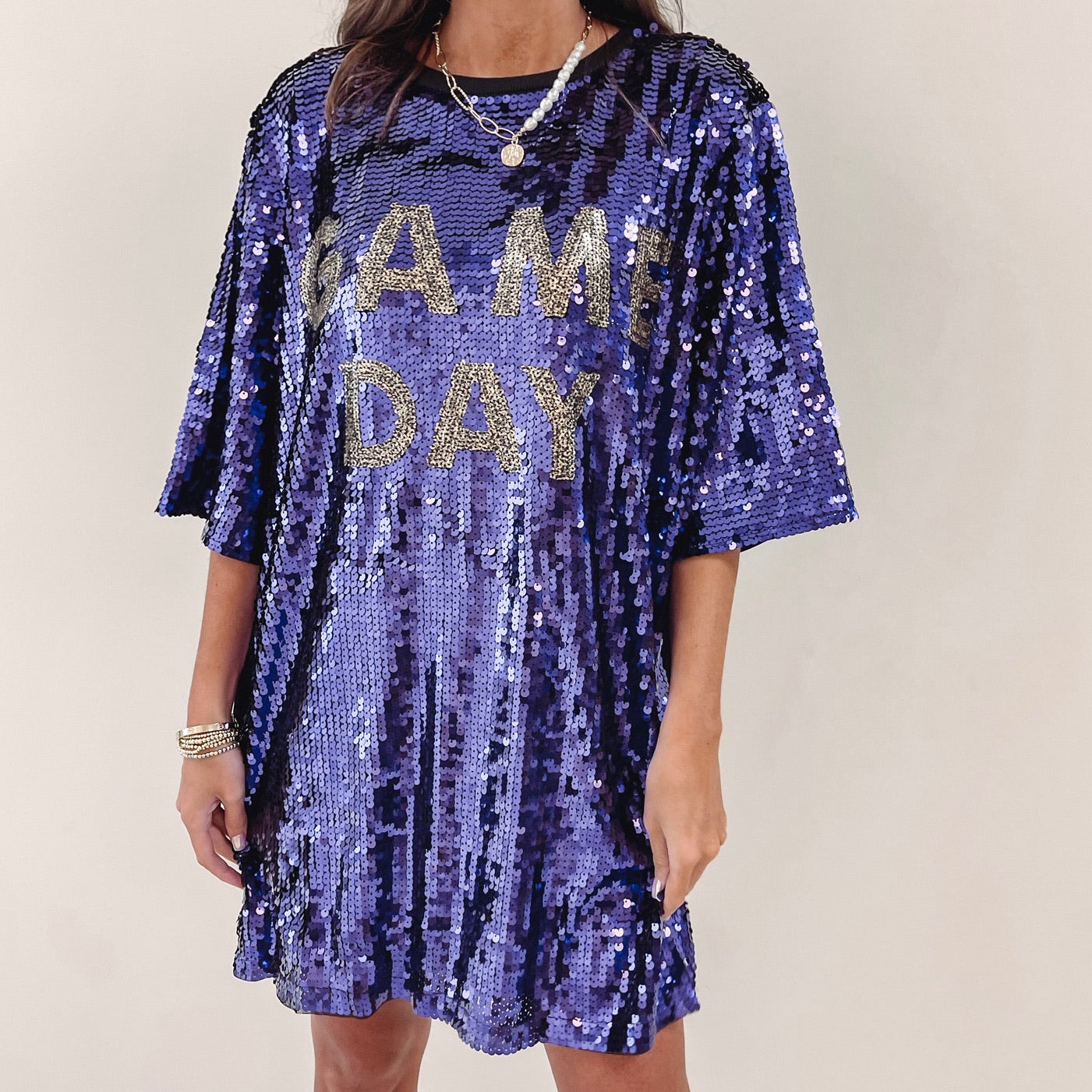 Game Day Sparkle Jersey - Purple – Indie Collection