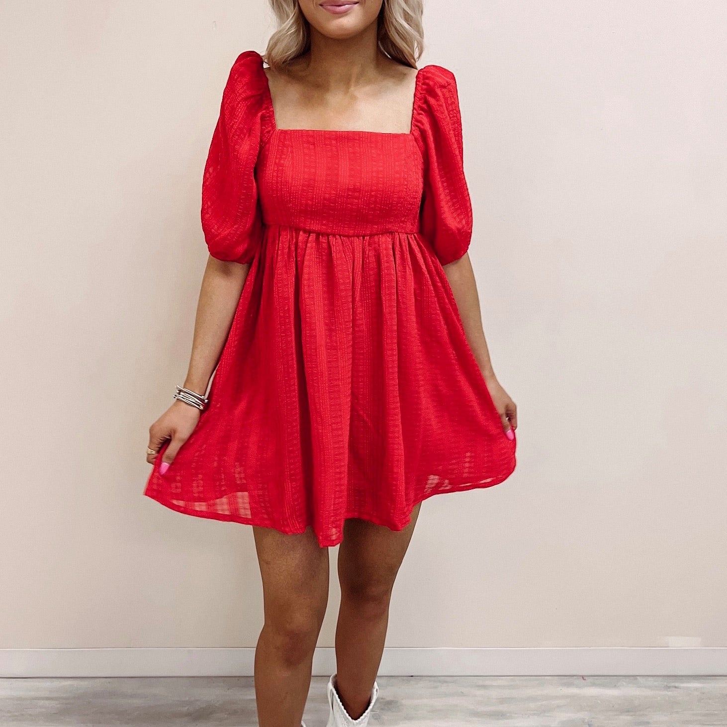 whitney red dress Whitney Dress Small
