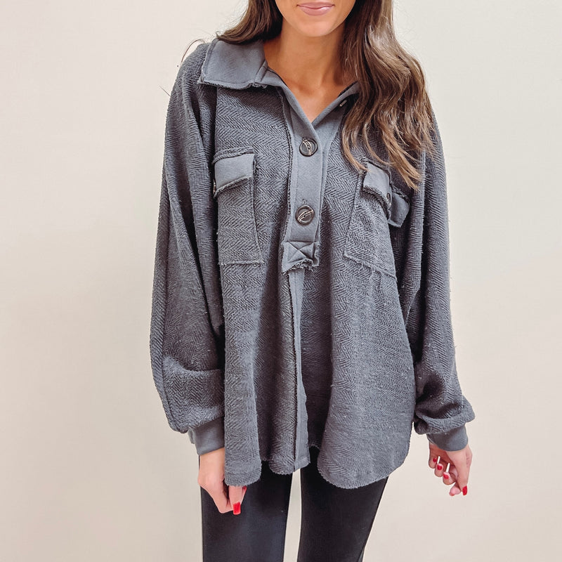 Robbie Pullover - Charcoal