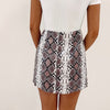 Michelle Snakeskin Skirt