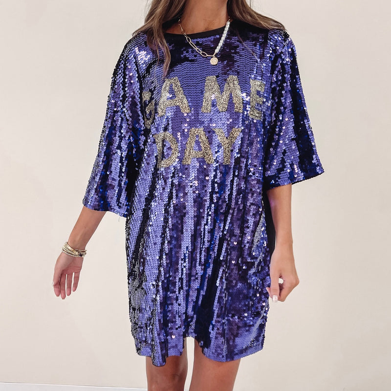 Game Day Sparkle Jersey - Purple – Indie Collection