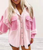 Pink Two Toned Shacket