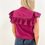 Milan Top - Burgundy