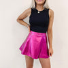 Hot Pink Metallic Skirt