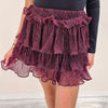 Natalie Skirt - Burgundy